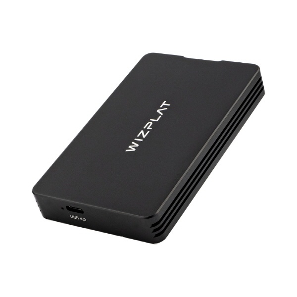 SSD 외장케이스, FLEX Drive TUB4000P [M.2 NVMe/USB4] (Thunderbolt 지원) [블랙] [하드미포함]