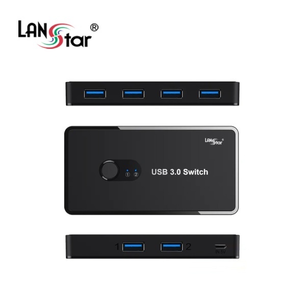 랜스타 USB3.0 허브 PC 선택기 [LS-U30HS]