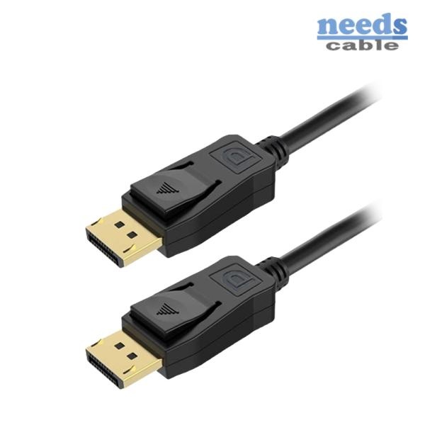 DisplayPort 1.4 케이블, 락킹 커넥터, NDC-DP4050 [5m]
