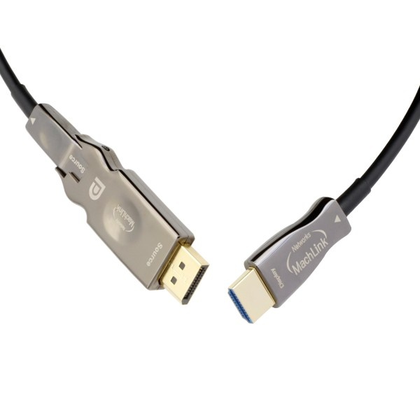 DisplayPort 1.4 to HDMI 2.1 광케이블, 배관용 한쪽 분리형 멀티소켓, ML-DP9H30 [30m]