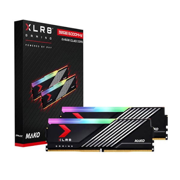 XLR8 DDR5 PC5-48000 CL40 MAKO RGB 마이크로닉스 [32GB (16GB*2)] (6000)
