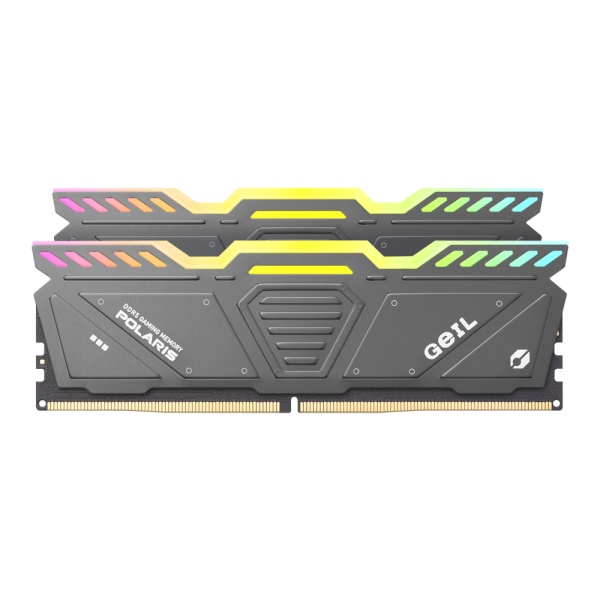 DDR5 PC5-51200 CL38 POLARIS RGB Gray [32GB (16GB*2)] (6400)