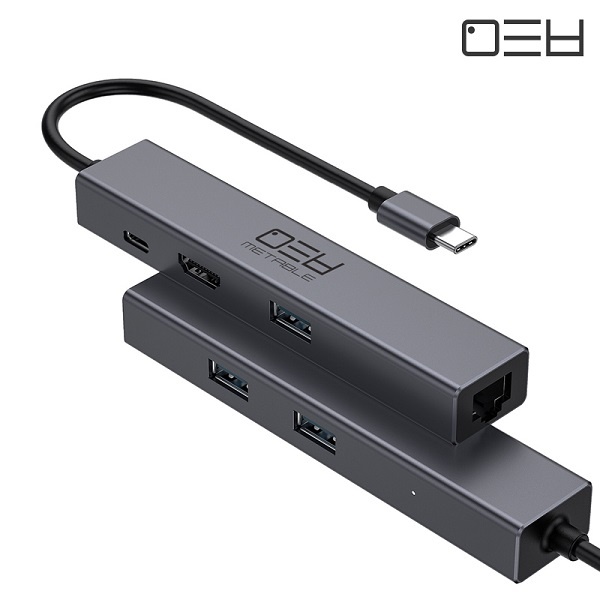 메타블 MH6PRO HDMI (USB허브/6포트/멀티포트) ▶ [무전원/C타입] ◀
