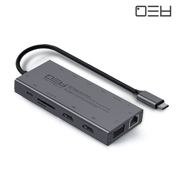 메타블 MH94PRO HDMI (USB허브/13포트/멀티포트) ▶ [무전원/C타입] ◀