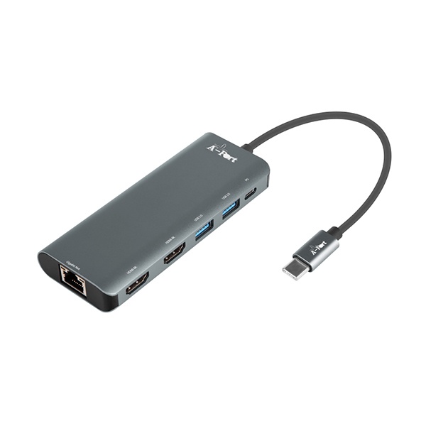 에이포트 C200 (USB허브/6포트/멀티포트) ▶ [무전원/C타입] ◀