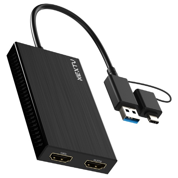 NEXT-5322TCH-DUAL (USB3.0 C/A to HDMI Dual 컨버터 4K30Hz 지원)