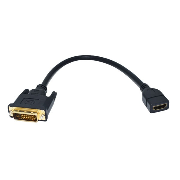 HDMI to DVI-D 듀얼 F/M 변환젠더, T-DVI25F-HDMI-0.3M [0.3m]