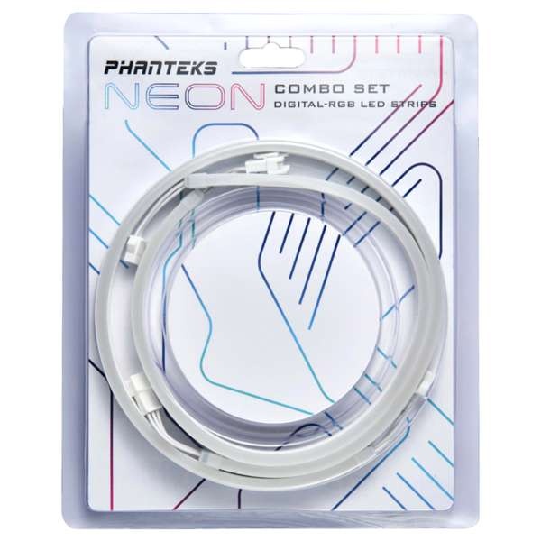 Phanteks NEON DRGB LED STRIP COMBO WHITE (400MM X 2)