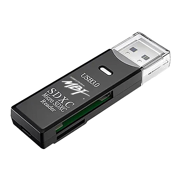엠비에프 USB 3.0 카드리더기 블랙 MBF-U3CR-BK