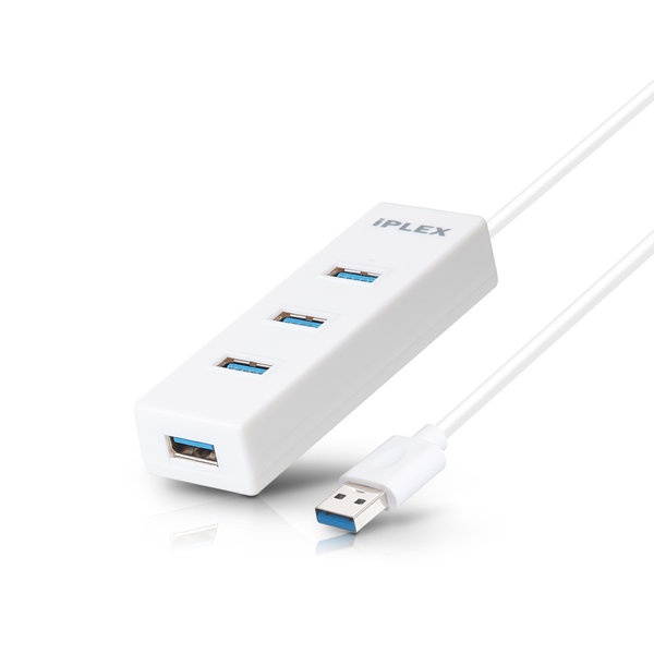 IPLEX KP-4PHU3 (USB허브/4포트) [화이트] ▶ [무전원/USB3.0] ◀