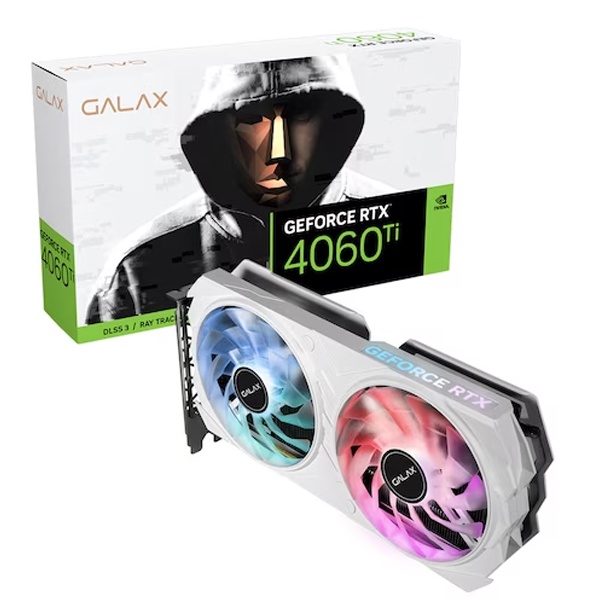 GALAXY GeForce RTX 4060 Ti EX WHITE OC D6 8GB