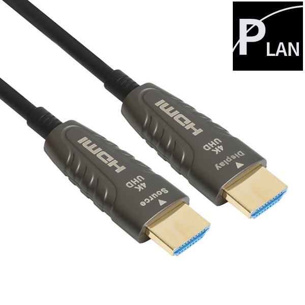 HDMI 2.0 광케이블, 다크그레이메탈, PL-HAOC2100 [100m]