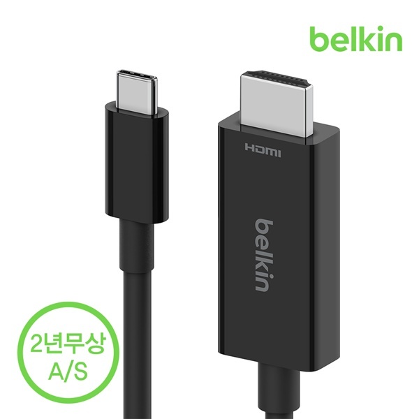 USB-C 3.1 to HDMI 2.1 미러링 케이블, AVC012bt2M [블랙]