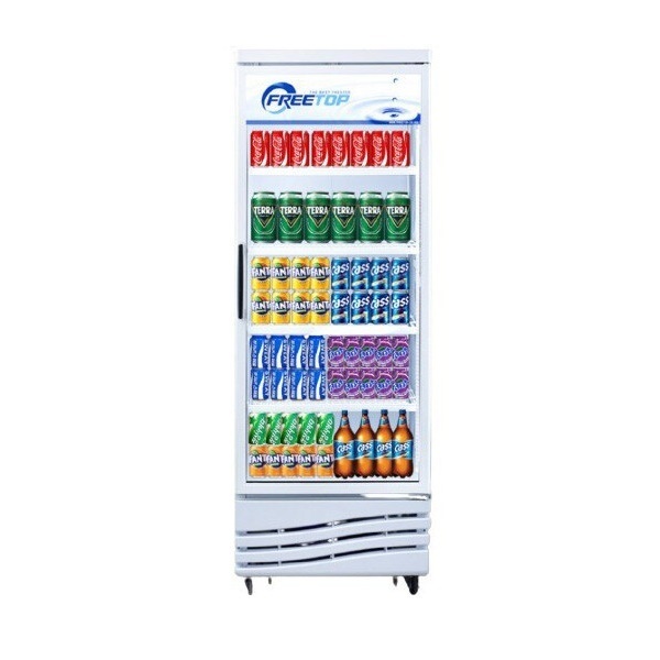 국산 프리탑 FT-370R 음료수 냉장고 주류 술 쇼케이스 꽃 소주 업소용 소형
