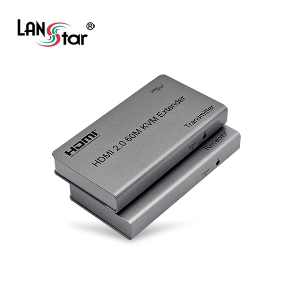 HDMI 2.0 리피터 송.수신기, LS-HDEX20KVM *RJ-45 최대 60m 연장*