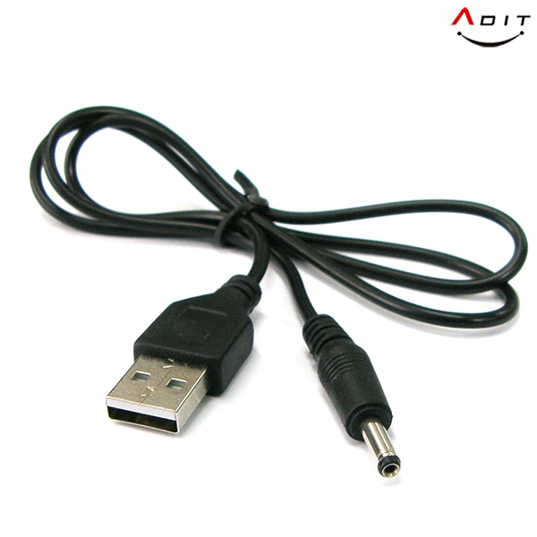 USB-A 2.0 to DC 전원 변환케이블, AQ0123 [외경 3.5 / 내경 1.35] [0.7m]