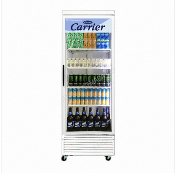 캐리어 CSR-465RB 쇼케이스 주류 음료수 냉장고 소주 술 꽃 업소용 냉동