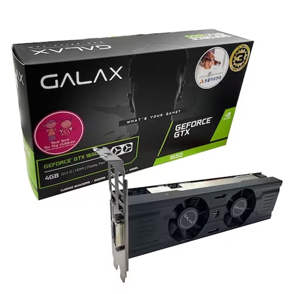 GeForce GTX 1650 V2 D6 4GB LP