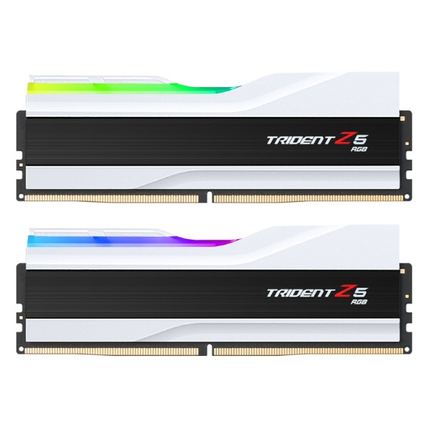 DDR5 PC5-51200 CL32 TRIDENT Z5 RGB 화이트 [64GB (32GB*2)] (6400)