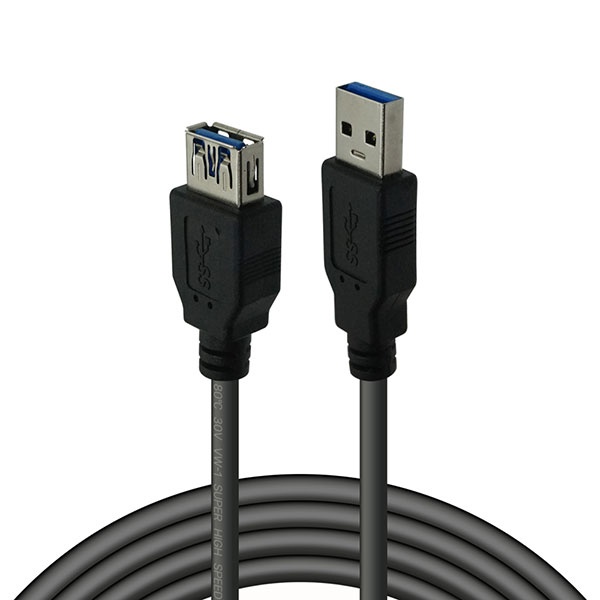 [AM-AF] USB-A 3.0 to  USB-A 3.0 M/F 연장케이블, 보급형, DWUF05 [블랙/1.5m]
