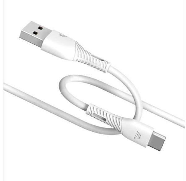 USB-A 2.0 to Type-C 20W 고속 충전케이블, VM-NTC120WH [화이트/1.2m]