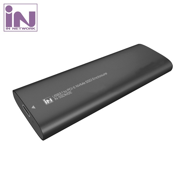SSD 외장케이스, IN-SSDM2E / INV152 TOOLESS [M.2 NVMe/USB3.0]