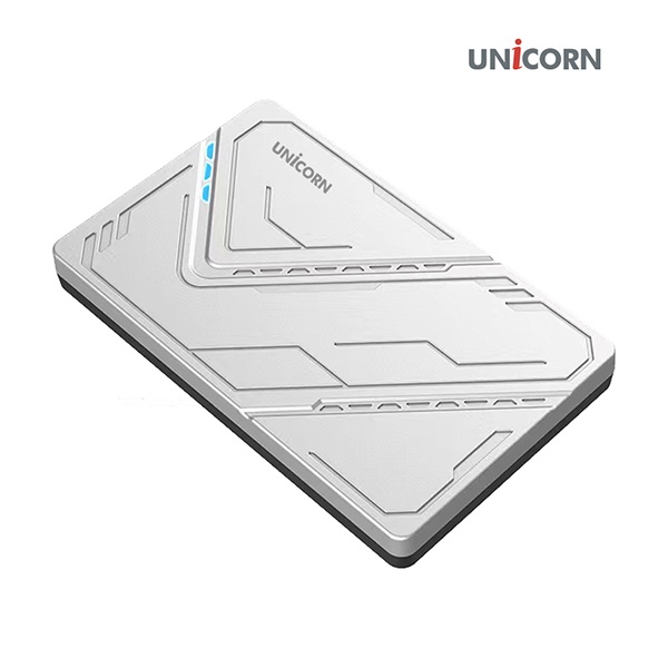 2.5인치 외장케이스, 유니콘 HDD-300V [USB3.1 Gen1/실버블랙] [하드미포함]