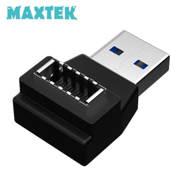 USB-A 3.0 to USB-E M/F 변환젠더, 엘보우 90도 꺽임형 [MT248]