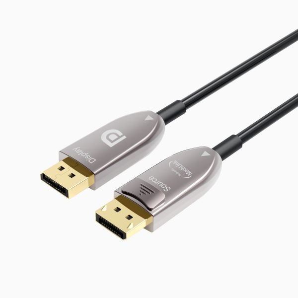 DisplayPort 1.4 광케이블, 락킹 커넥터, ML-9DP100A [100m]