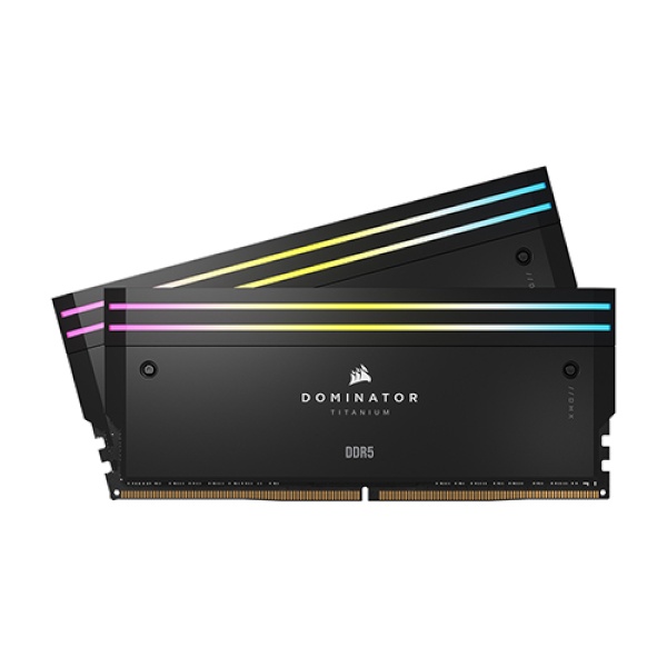 DDR5 PC5-51200 CL32 Dominator Titanium BLACK [32GB (16GB*2)] 방열판 (6400)