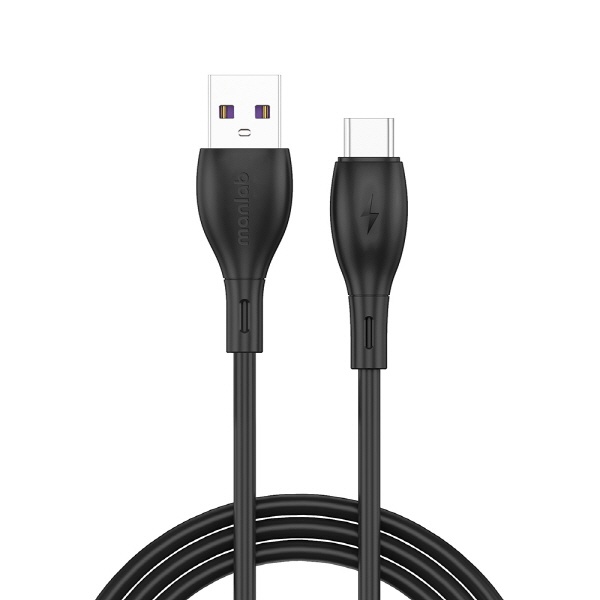 USB-A 2.0 to Type-C 충전케이블, MANLAB, MANLAB ATC01 [블랙/1.5m]