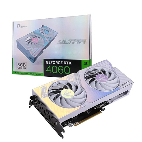 iGame  GeForce RTX 4060 ULTRA DUO OC White D6 8GB