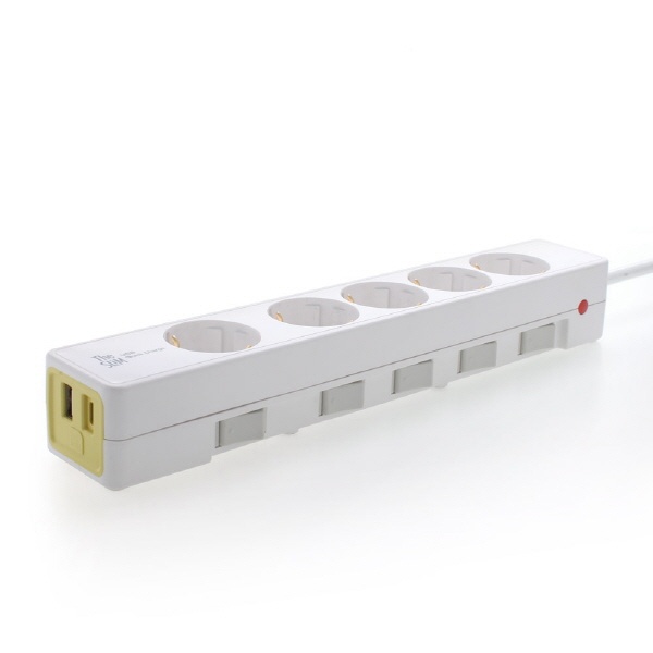 네모탭 더슬림 USB 고속충전 멀티탭 [5구/16A/개별] [1.5M]