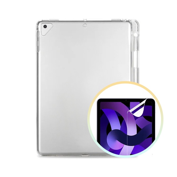 아이패드 프로 10.5 호환 펜슬 젤리 케이스+액정 보호필름