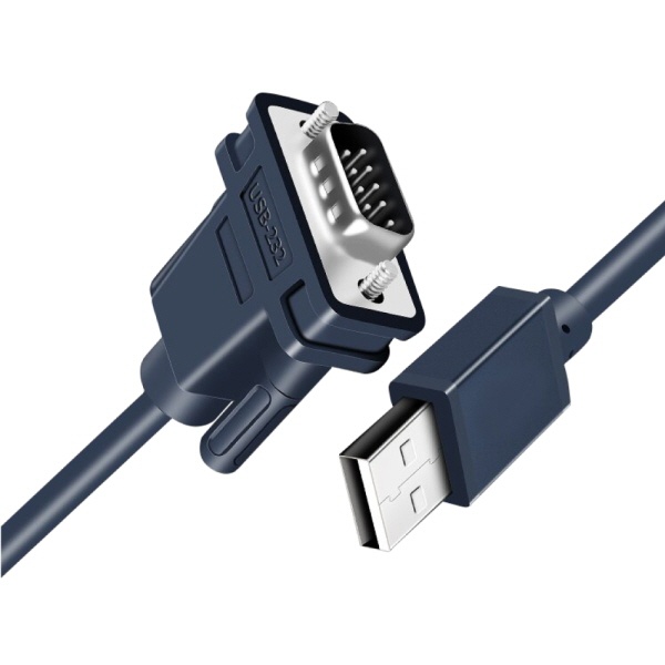 USB-A 2.0 to RS232 시리얼 변환케이블, 9핀  PC POS 변환, UC-CP145 [블랙/1.2m]