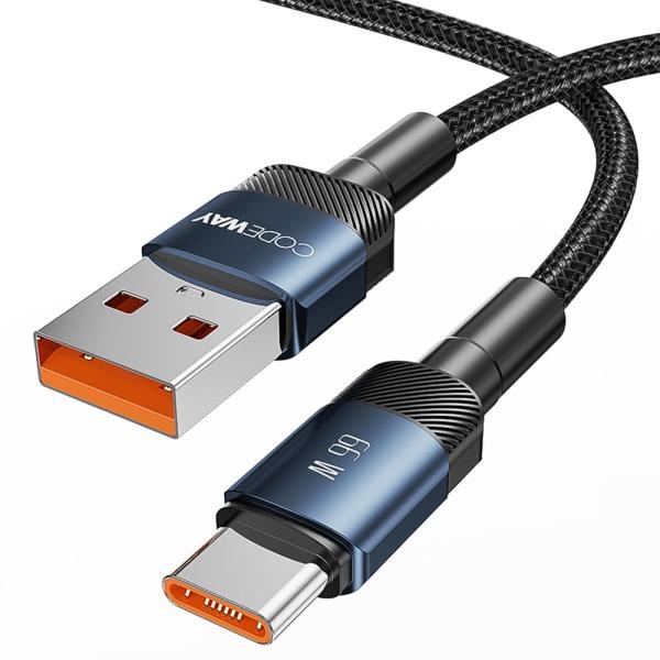 USB-A 2.0 to Type-C 66W 고속 충전케이블, TB5171-1.2M [1.2m]