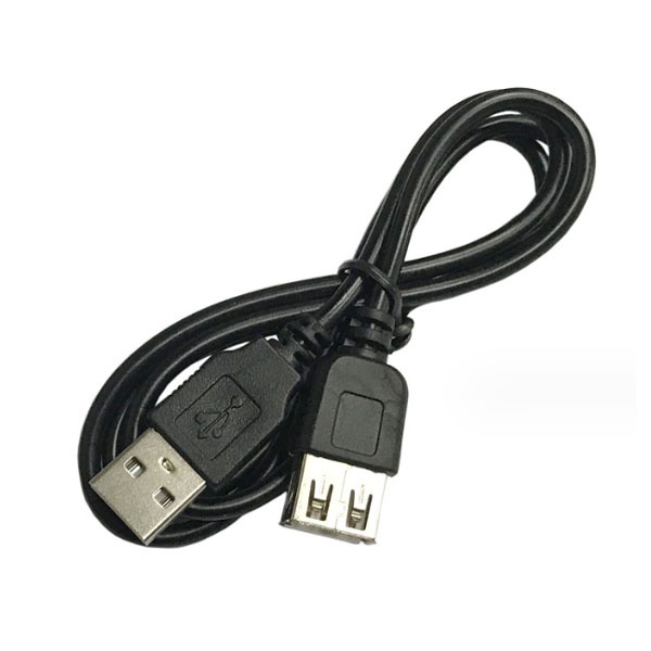 [AM-AF] USB-A 2.0 to USB-A 2.0 M/F 연장케이블, T-USB-AMAF-0.8M [블랙/0.8m]
