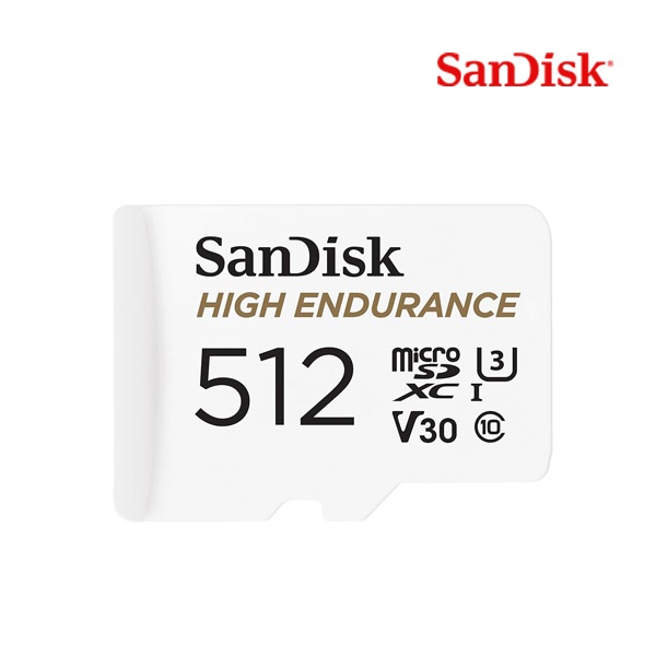 High Endurance MicroSDXC (블랙박스&CCTV전용) 512GB [어댑터포함] [SDSQQNR-512G-GN6IA]