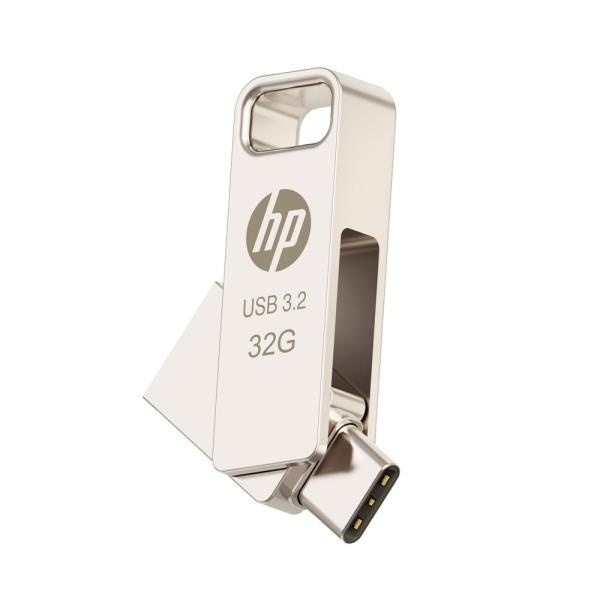 HP x206C OTG USB 3.2 Flash Drives 휴대용 저장장치 USB 메모리 드라이브 32GB