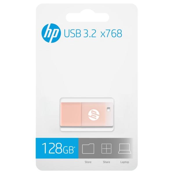 HP x768 USB 3.2 Flash Drives 휴대용 저장장치 USB 메모리 드라이브 128GB