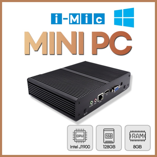 아이믹 미니 PC-인텔 J1900 (RAM8GB/SSD128GB/Win10)