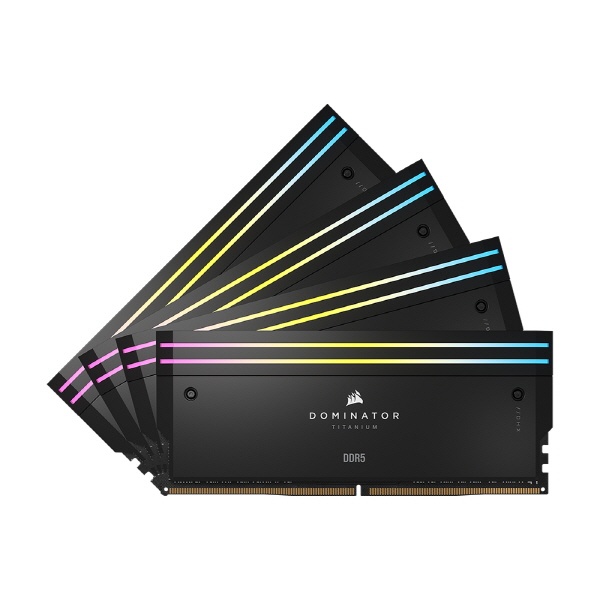 DDR5 PC5-51200 CL32 Dominator Titanium BLACK [64GB (16GB*4)] (6400)