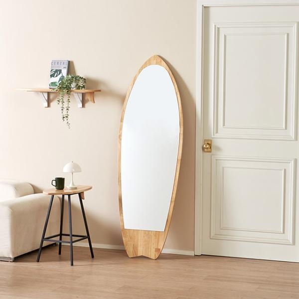 M7170 원목 서핑보드 전신거울 1800 1color