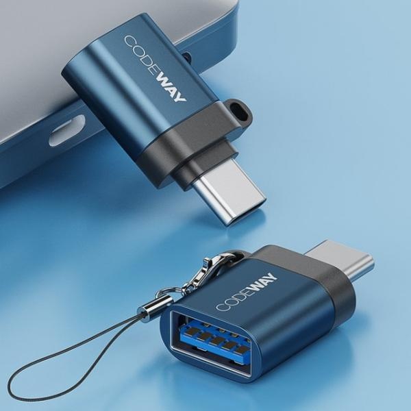 USB-A 3.0(F) to Type-C(M) F/M 변환젠더, TGA2C [블루]