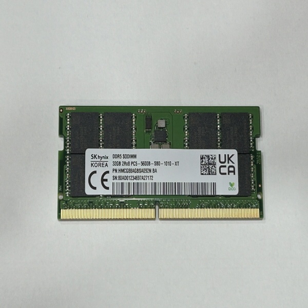 노트북용 DDR5 PC5-44800 [32GB] (5600)
