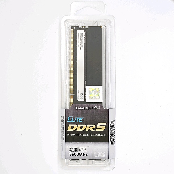 팀그룹 DDR5 PC5-44800 CL46 Elite 아인스 [32GB (32GB*1)] (5600)