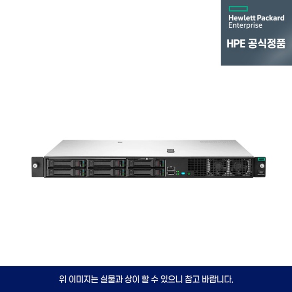 서버 DL20 Gen10+ [ CPU E-2334 / RAM 16GB ] [ HDD 1TB  X2] 4SFF/VROC/500W/레일킷 (P44111-B21)