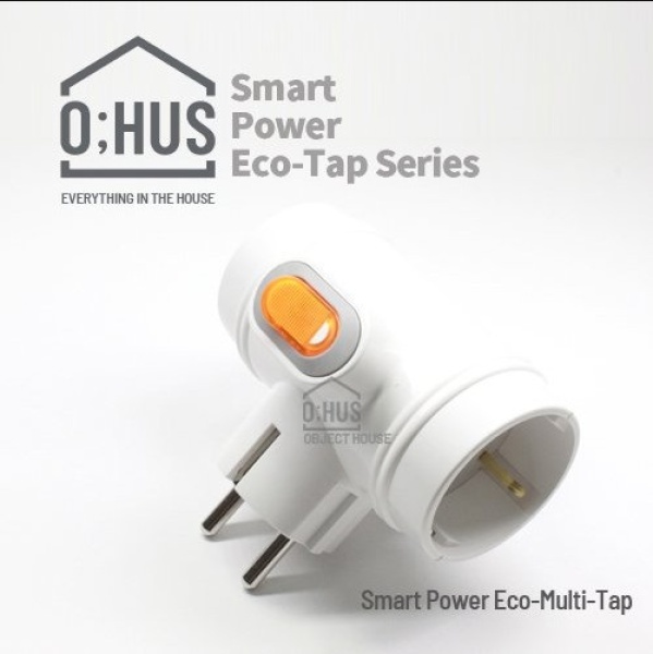 [O;HUS] 오후스 Eco-Tap series 절전형 T-TYPE 3구 에코탭/휴대용 에코파우치 증정