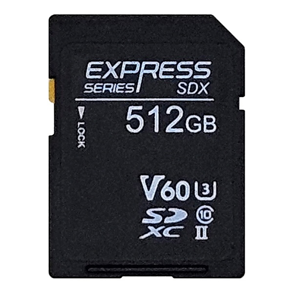 EXPRESS SDX Series V60 SDXC 512GB SD 메모리 카드