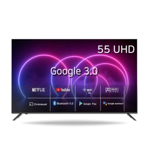 55인치 LG패널 구글 3.0 UHD 스마트TV [Q550GR-GN][벽걸이 상하좌우 기사설치]